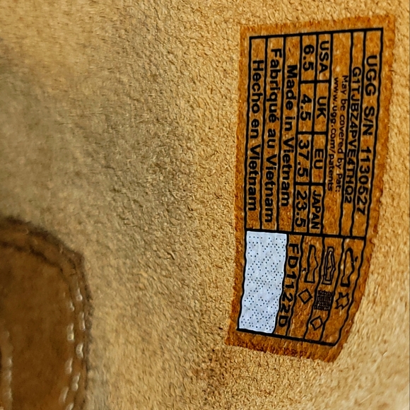 Ugg Josefene womens short suede boots size 6.5 - Picture 4 of 6